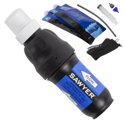 Sawyer SP129 Point One Squeeze Water Filter System with  2 1L mylar bags