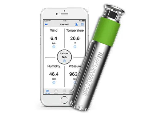 Skywatch BL400 Handheld Wind Meters - Wind, Temp, Humidity, Pressure