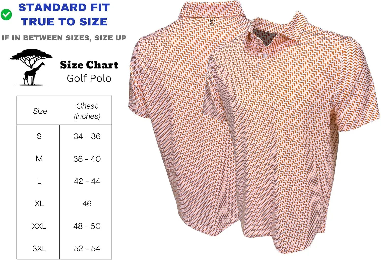 State Print Golf Shirt for Men ??Mens University Polo Moisture Wicking Dry Fit Performance Short Sleeve Regular Fit