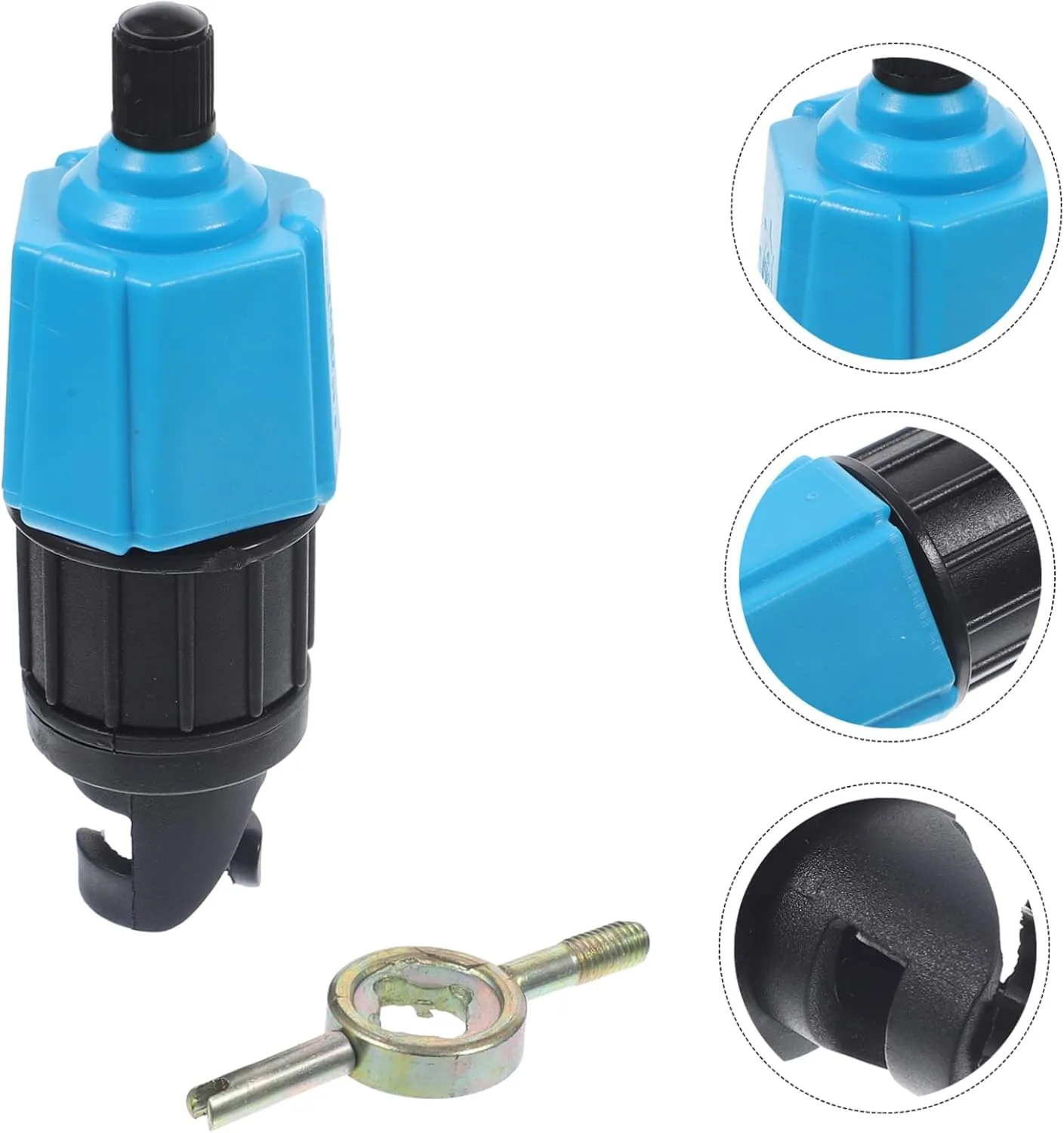 Sup Paddleboard Air Valve Nylon Alloy Rubber Valve Adapter for Inflator