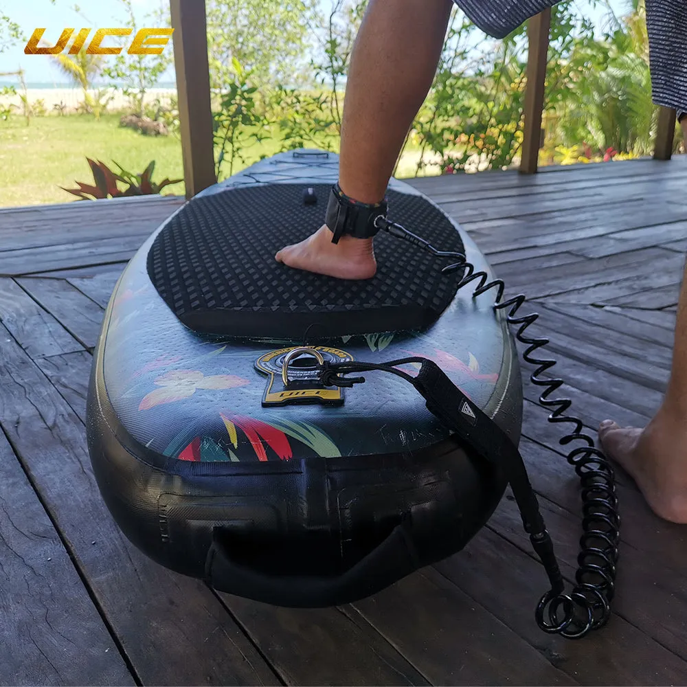 Surf Leash 7ft Surf Leg Rope Surfboard Leash TPU Stainless Swivels SUP