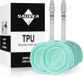 TPU Inner Tube Ultralight 36g for Road Bike Tire 700 x 18-32 Mountain Bike 29''x 1.9-2.5 27.5''x1.75-2.3 26''x1.75-2.3 Bicycle Tube 60/85/45MM Length of Presta Valve- 1 PCS/2 PCS
