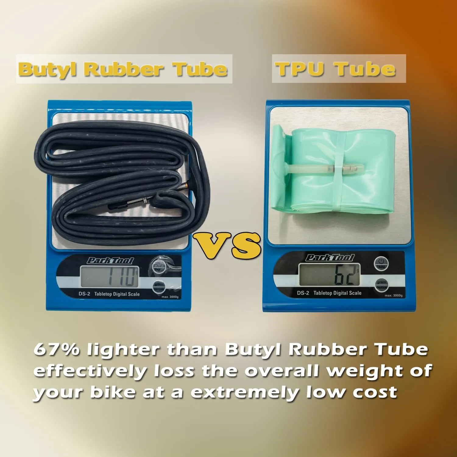 TPU Inner Tube Ultralight 36g for Road Bike Tire 700 x 18-32 Mountain Bike 29''x 1.9-2.5 27.5''x1.75-2.3 26''x1.75-2.3 Bicycle Tube 60/85/45MM Length of Presta Valve- 1 PCS/2 PCS