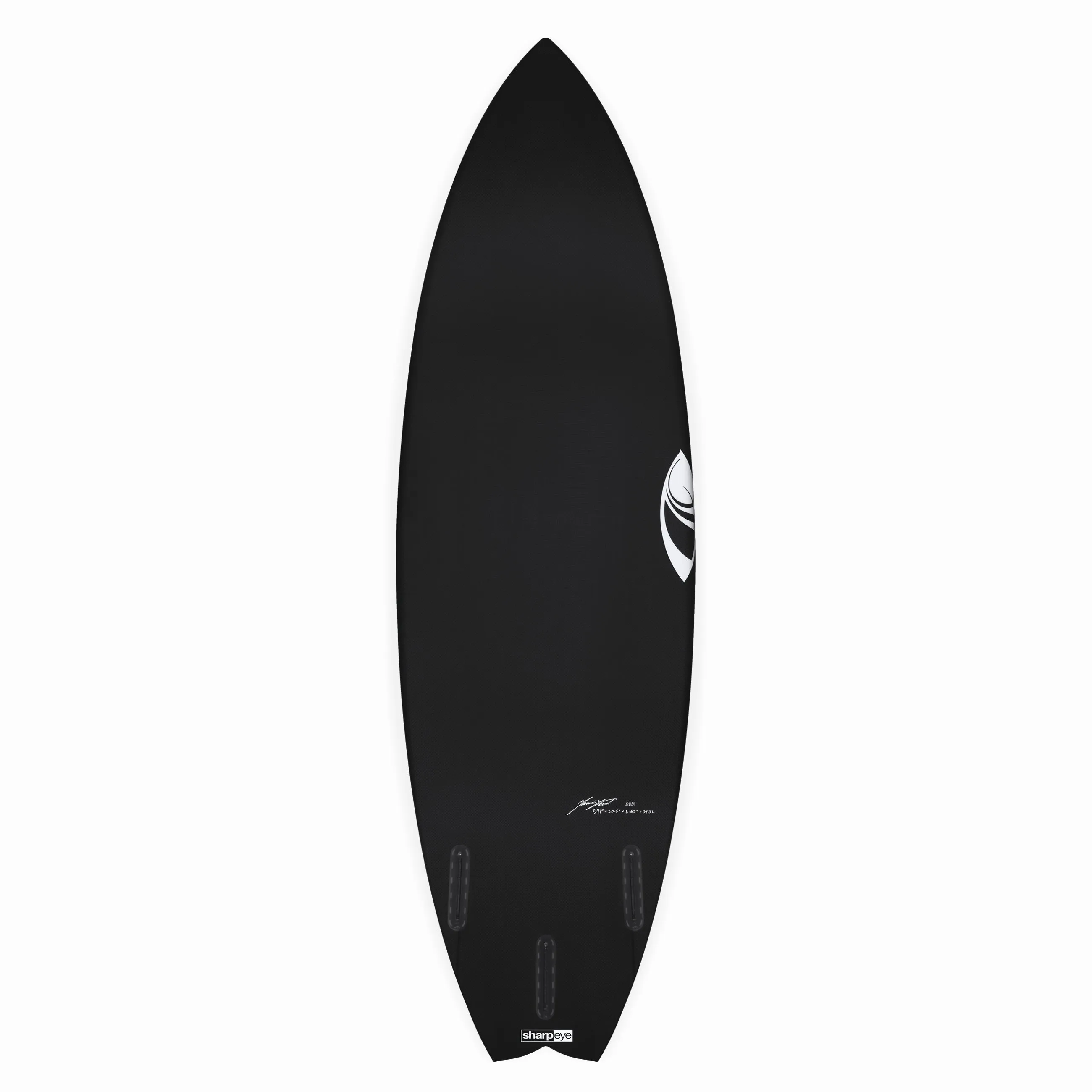 TWIN TURBO (C1 LITE) 5'9" x 19.75 X 2.5 - 30.60L, Swallow, 3x  Futures Fin Boxes, C1 - ID:921868
