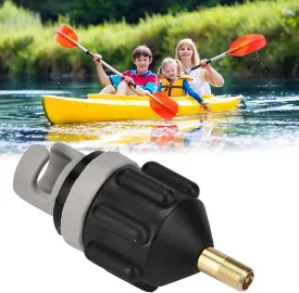 Universal Kayak Air Valve Adapter Inflatable Boat SUP Pump Adapter Air Pump Converter for Inflatable Boat Stand Up Paddle Board Inflatable Bed