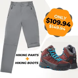 Women's Hiking Pants & Brown Boots