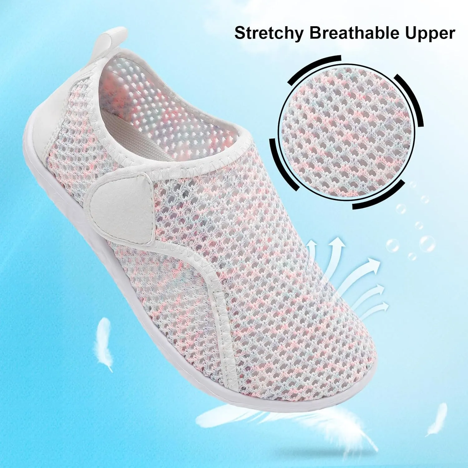 XIHALOOK Water Shoes for Women Men Quick Dry Lightweight Aqua Barefoot for Beach Swim Pool Surf Yoga Sports
